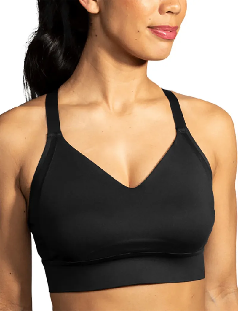 Brooks Drive Interlace Run Bra - Black-2